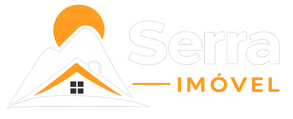 logo serra imovel branca